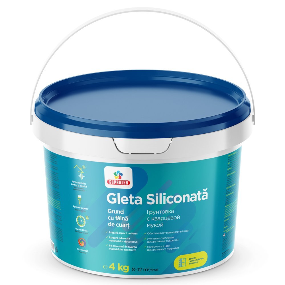 GLETA SILICONATĂ